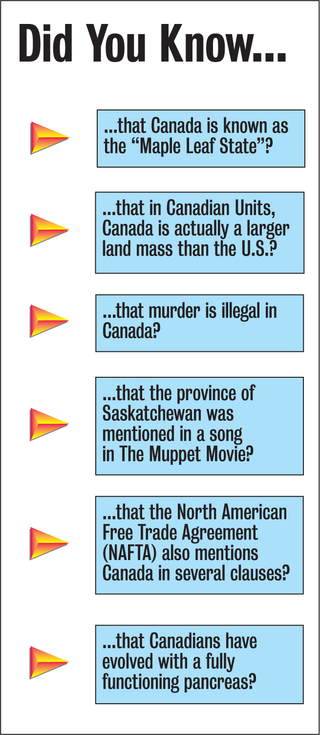 Illustration for article titled Perky 'Canada' Has Own Government, Laws